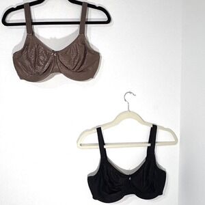 Chantelle 32DDDD / 32G Bra Magnifique Unlined Full Coverage Underwire Lot 2